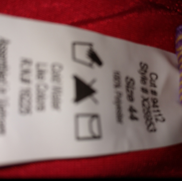 Gothic Corset Red - Picture 5 of 7